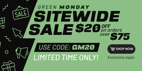 SITEWIDE SALE $20 OFF on orders of $75+ Use code: discount code