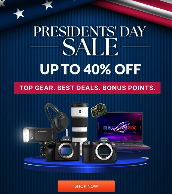 PRESIDENTS' DAY SALE | UP TO 40% OFF | Shop Now
