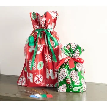 Kringle Express 40-pc Jumbo and Large Gift Bags with Tags Set