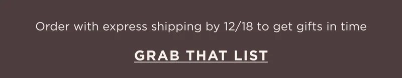 GRAB THAT LIST GRAB THAT LIST