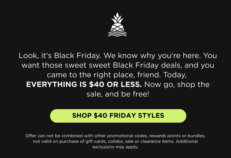 SHOP BLACK FRIDAY NOW