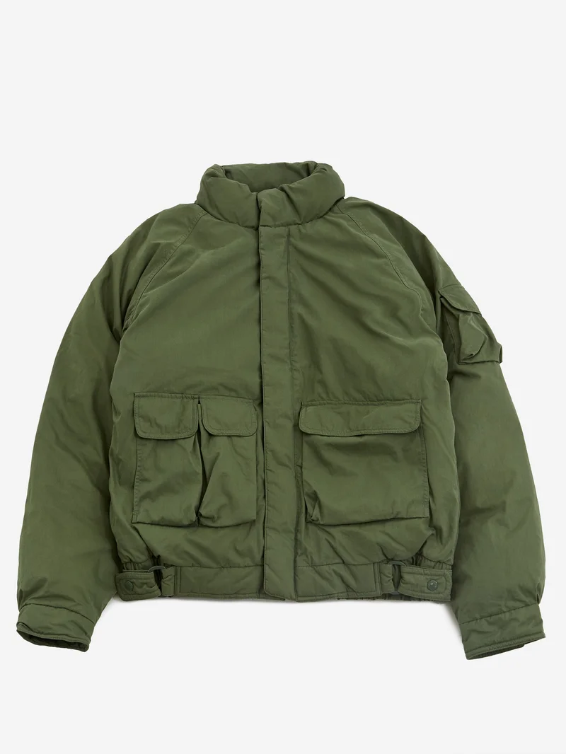Image of thisisneverthat Multi Pocket Down Jacket - Green