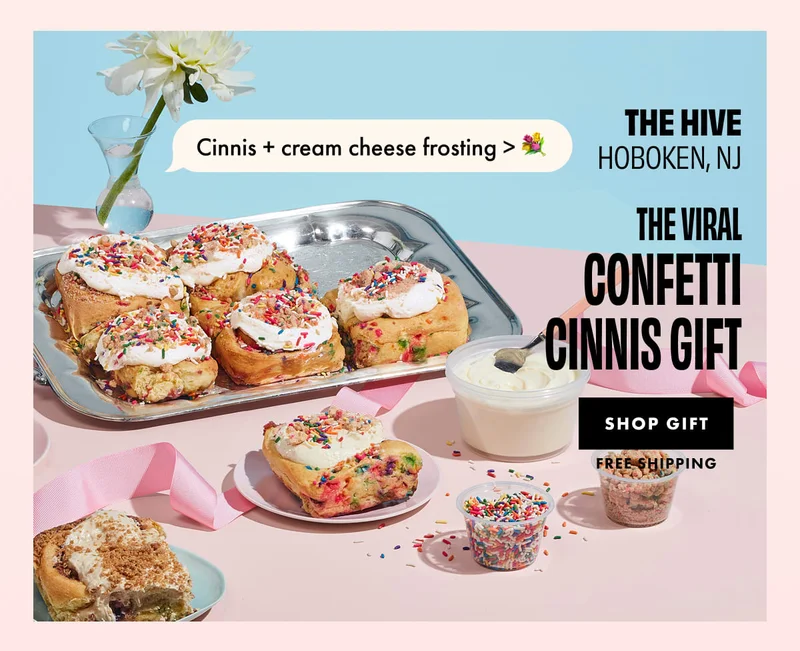 The Hive Confetti Cinnamon Rolls The Hive Confetti Cinnamon Rolls
