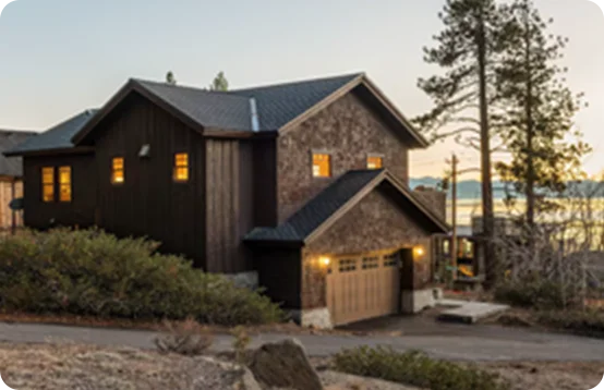 Cozy up in a vacation rental nestled amid towering pines in Lake Tahoe, California.