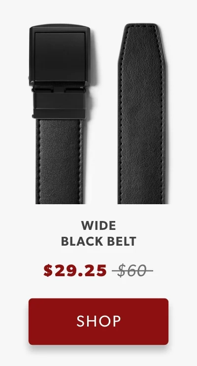 Wide Black Belt