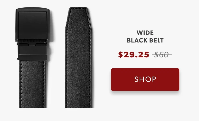 Wide Black Belt Wide Black Belt