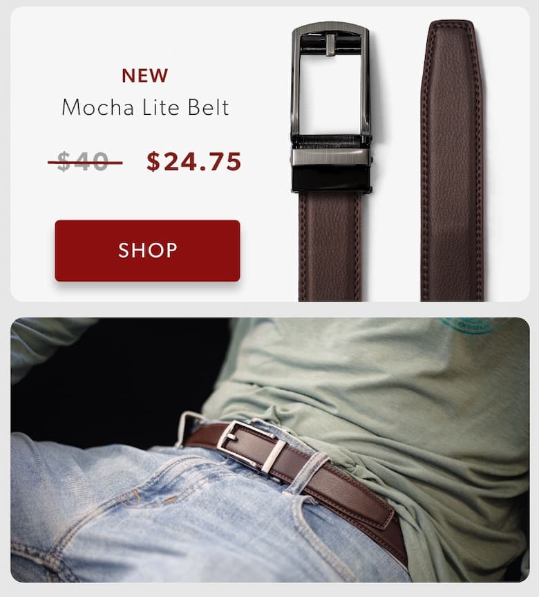 Mocha Lite Belt Mocha Lite Belt