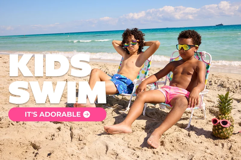 SHOP ALL KIDS SWIM TRUNKS