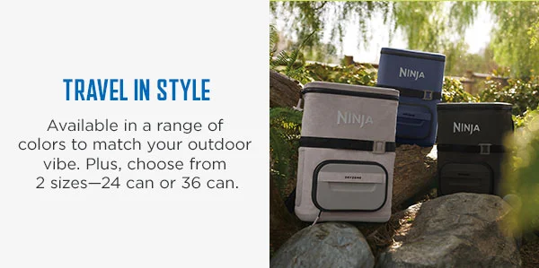 Travel in style-- Available in a rang of colors to match your outdoor vibe. Plus, choose from 2 sizes-24 can or 36 can.