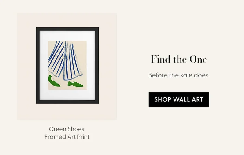 Green Shoes Framed Art Print