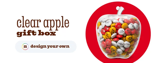 CLEAR APPLE GIFT BOX