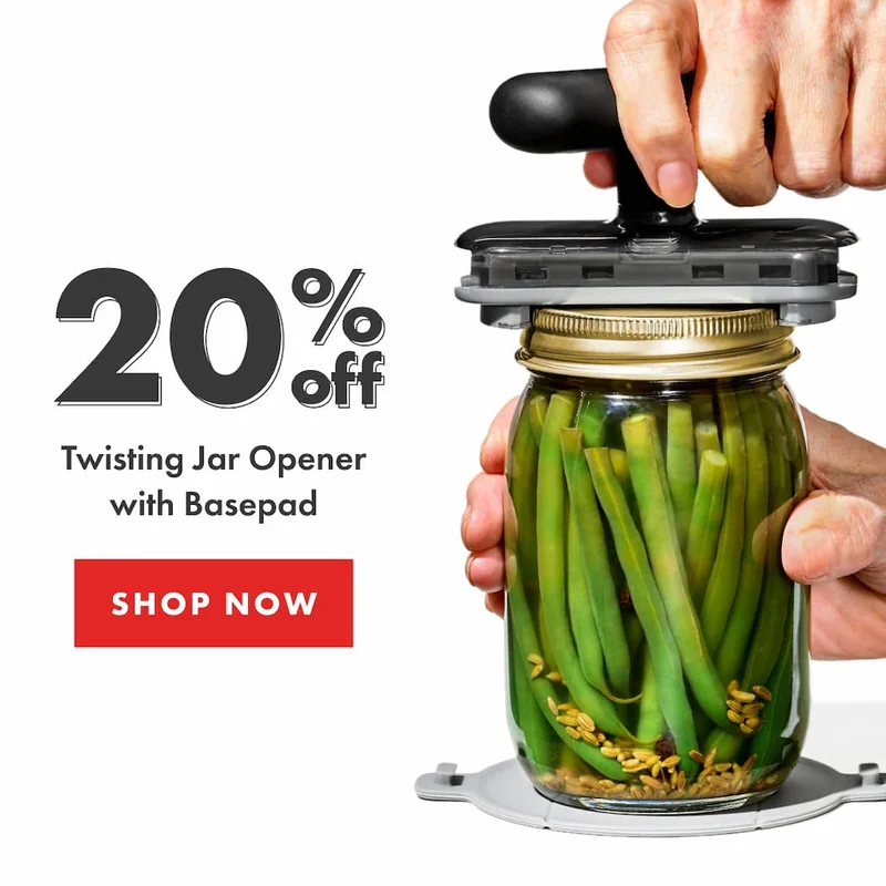 20% off Twisting Jar Opener with Basepad | SHOP NOW