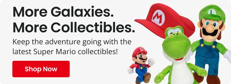 More Galaxies. More Collectibles. | Keep the adventure going with the latest Super Mario collectibles! | Shop Now