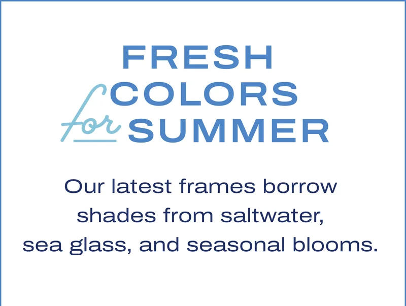 Fresh colors for summer