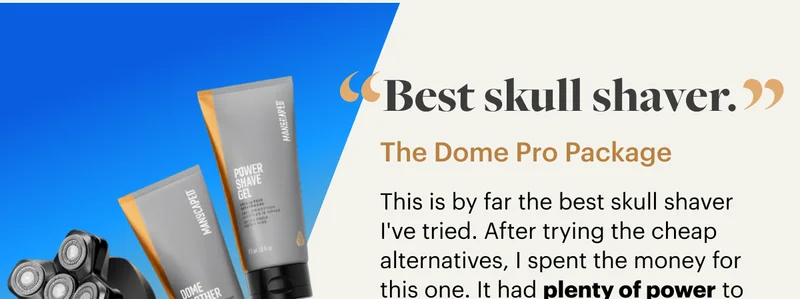 'Best skull shaver.''