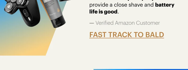 Fast track to bald