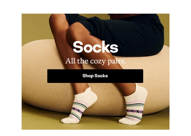 Socks. All the cozy pairs. Shop Socks