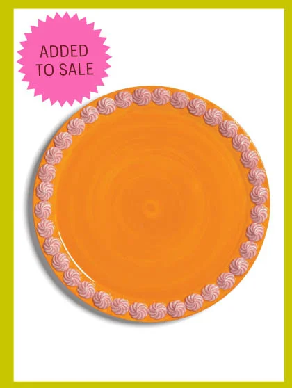 Whip Orange Platter