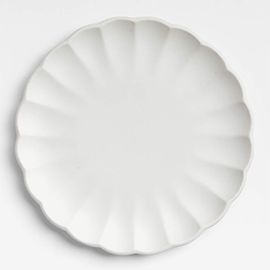 Daisy 13" Cream Stoneware Platter by Leanne Ford