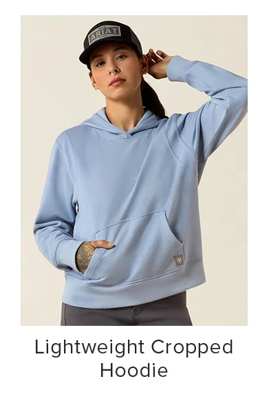 Lightweight Cropped Hoodie