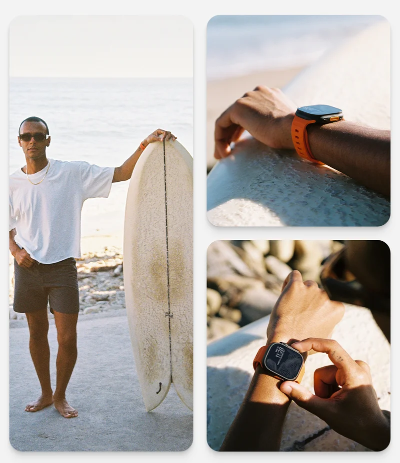Ready for a bright new look? Ultra Orange Sport Band gives your Apple Watch a modern, athletic look that seamlessly transitions from the office to the backcountry. Shop Now