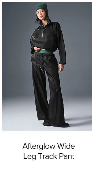 Afterglow Wide Leg Track Pant
