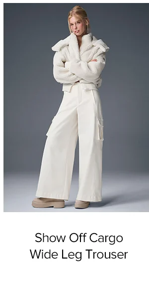 Show Off Cargo Wide Leg Trouser