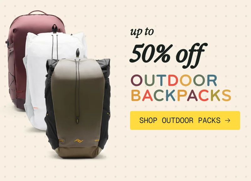 Up to 50% off Outdoor Backpacks
