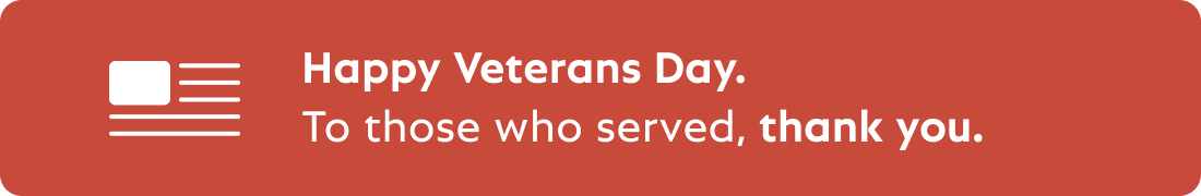 Happy Vetereans Day