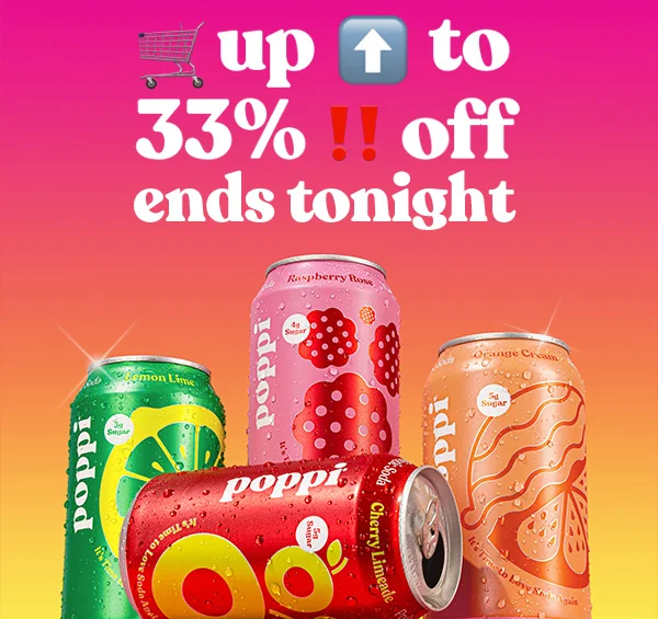 up to 33% off ends tonight