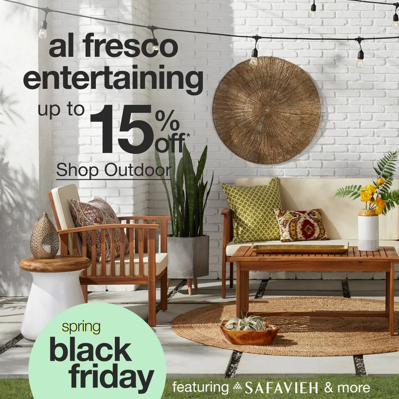 Al Fresco Entertaining — Shop Now!