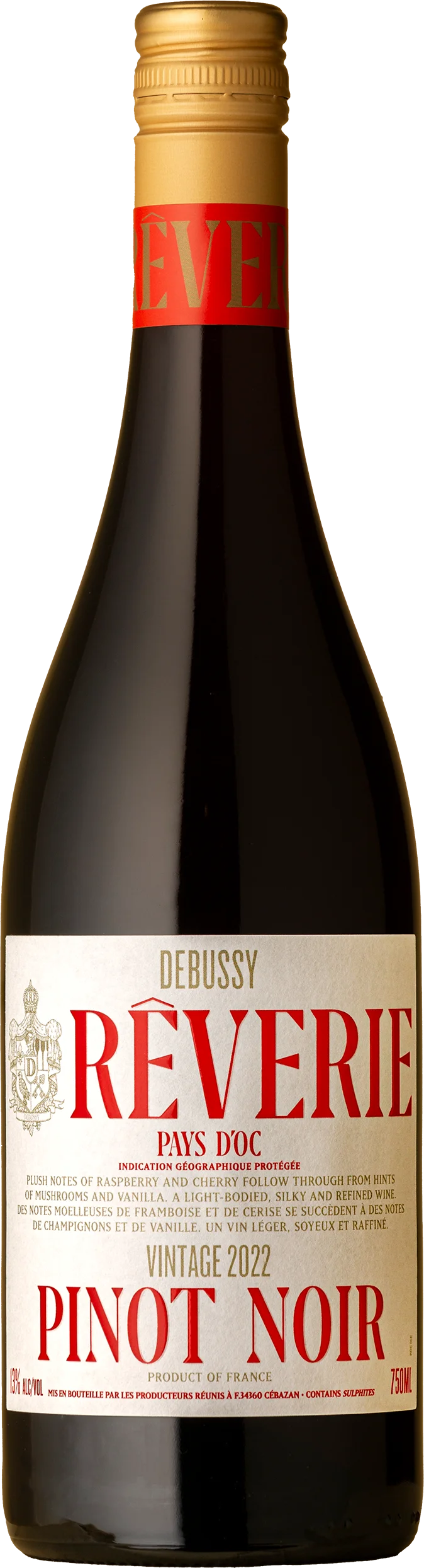 Image of Debussy  <br>'Rêverie' Pinot Noir 2022