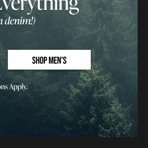 40% off Everything (yes, even denim!) Shop Men's