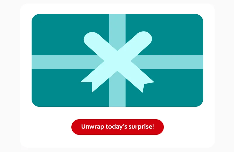 Click here to unwrap today’s surprise!