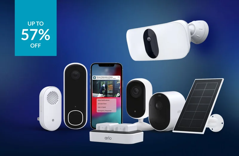 Up to 57% off. Various Arlo security products.
