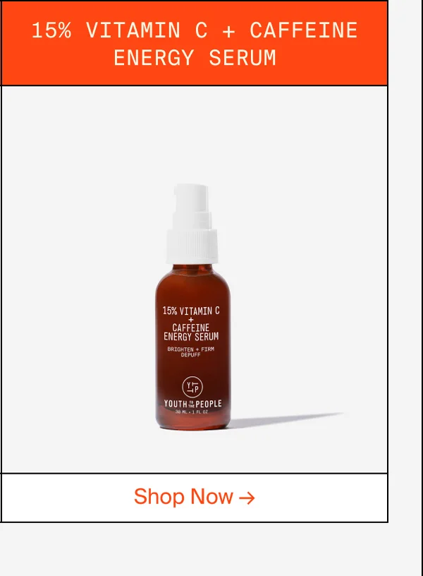 15% Vitamin C + Caffeine Energy Serum