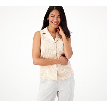 Breezies Lounge Satin Breeze Sleep Tank