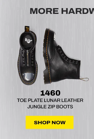 1460 TOE PLATE LUNAR LEATHER JUNGLE ZIP BOOTS