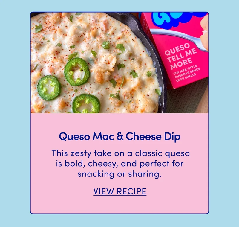 Queso Mac & Cheese Dip