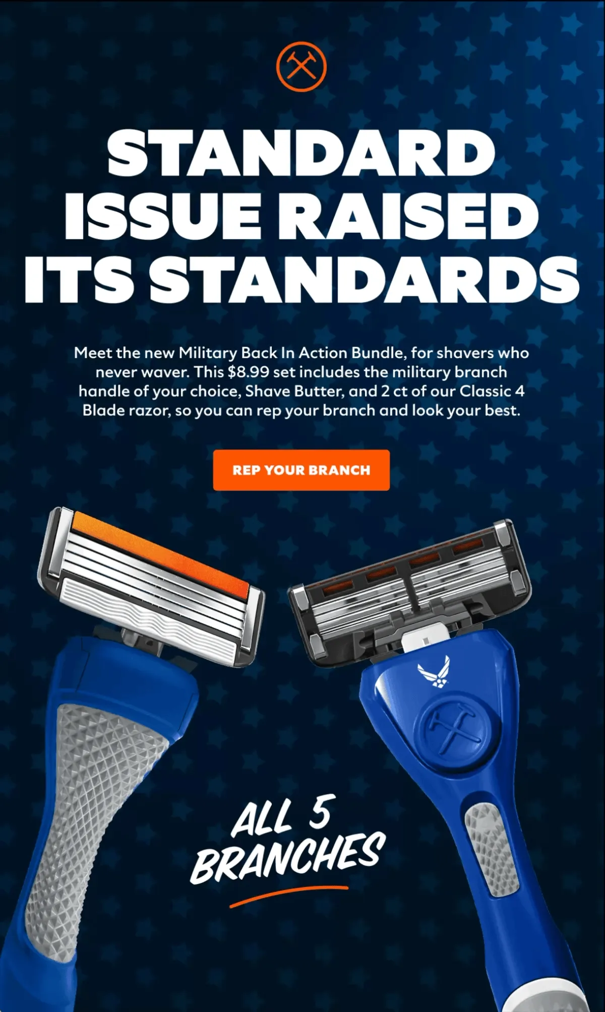 STANDARD ISSUE RAISED ITS STANDARDS | REP YOUR BRANCH