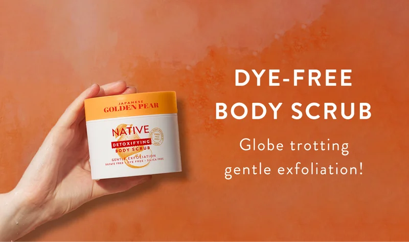 Dye free body scrub. Globe trotting gentle exfoliation!