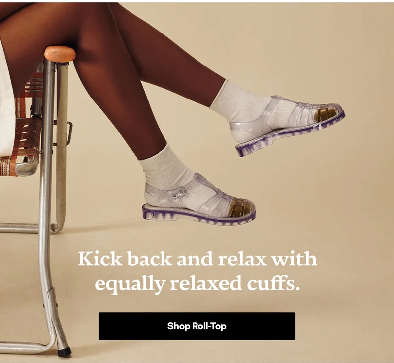 Kick back and relax with equally relaxed cuffs. | Shop Roll-Top