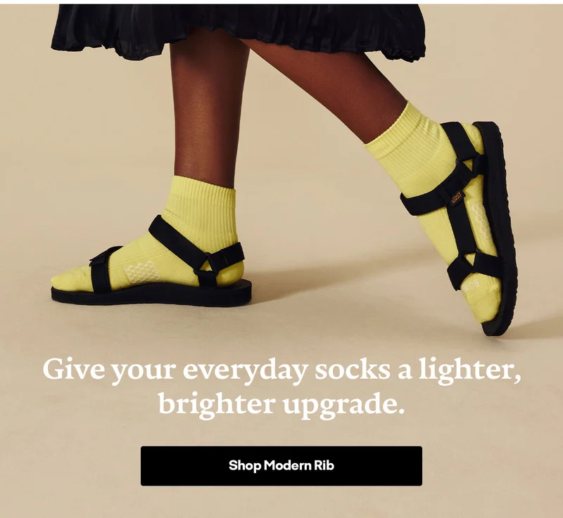 Give your everyday socks a lighter, brighter upgrade. | Shop Modern Rib