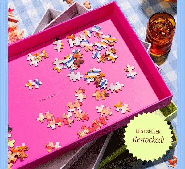Best Seller - Just Restocked! Puzzle Trays