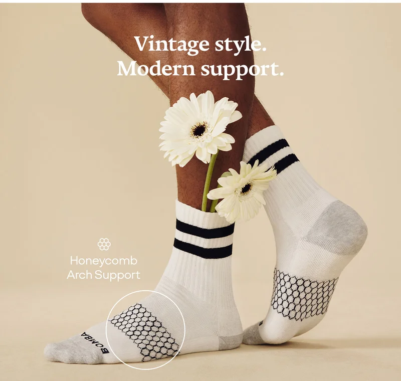 VINTAGE STYLE. | MODERN SUPPORT. | HONEYCOMB ARCH SUPPORT