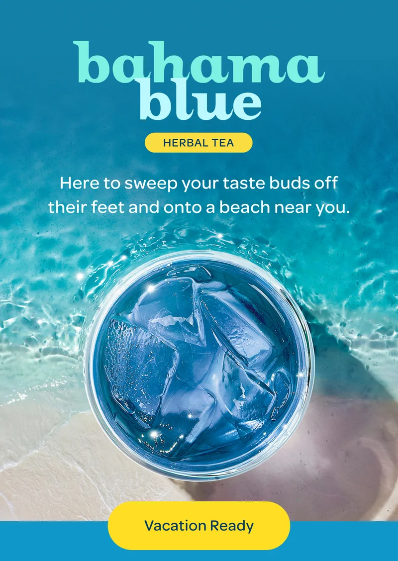 Bahama blue - Here to sweep your taste buds off their feet and onto a beach near you. - Vacation Ready