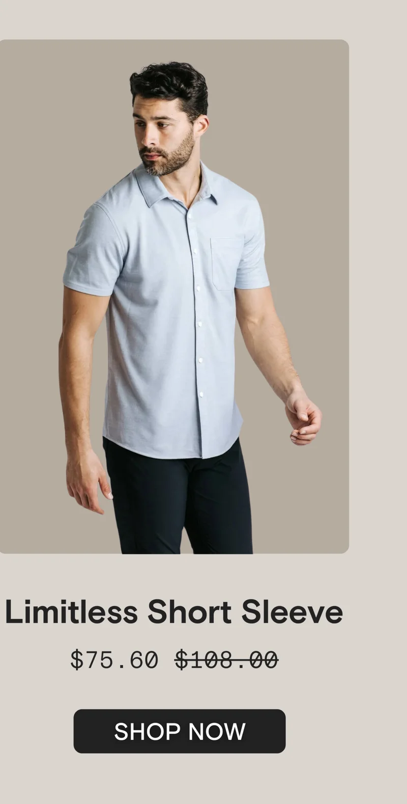 Limitless Short Sleeve - Glacier