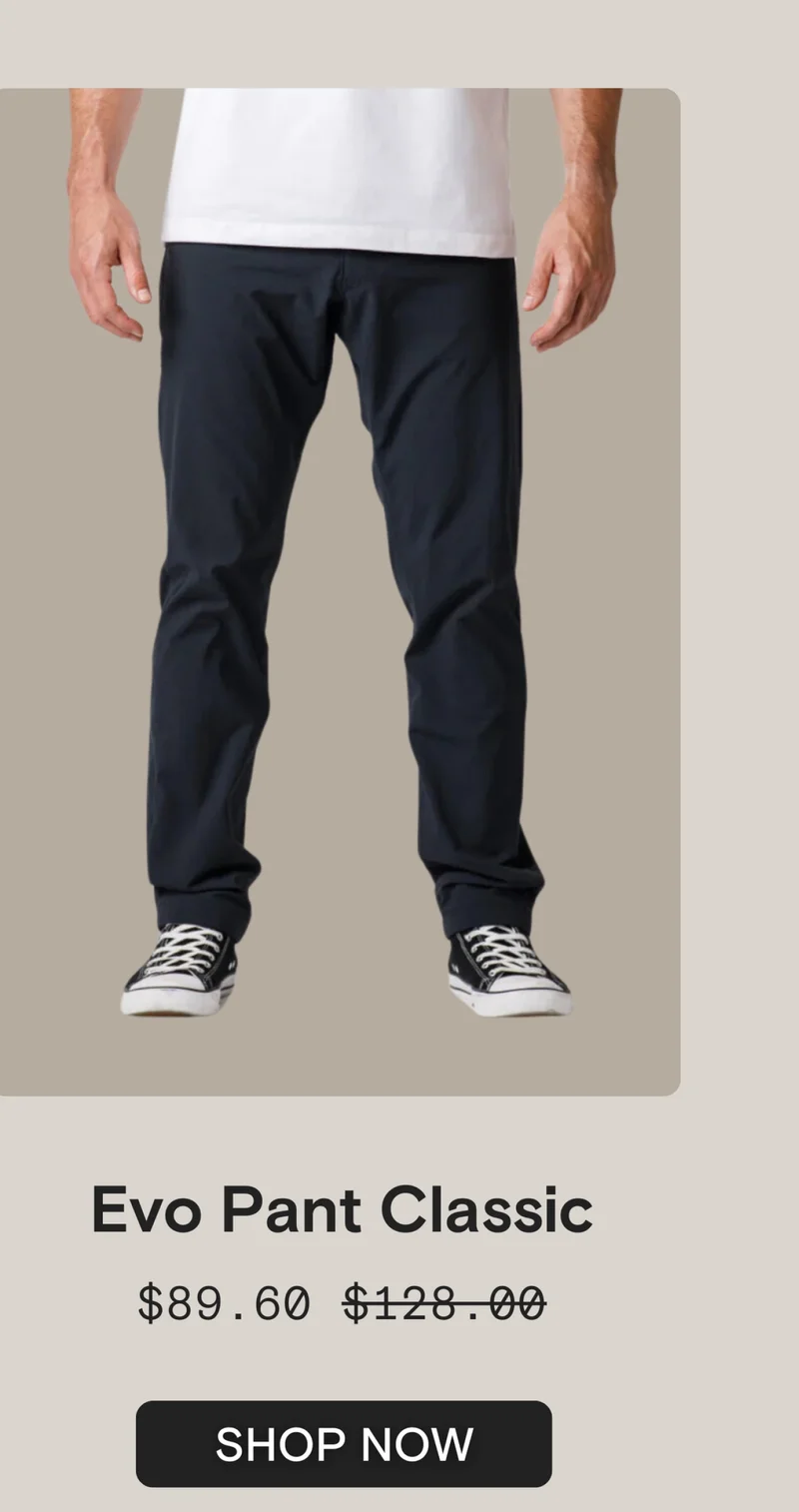 Evolution Pant Classic - Black