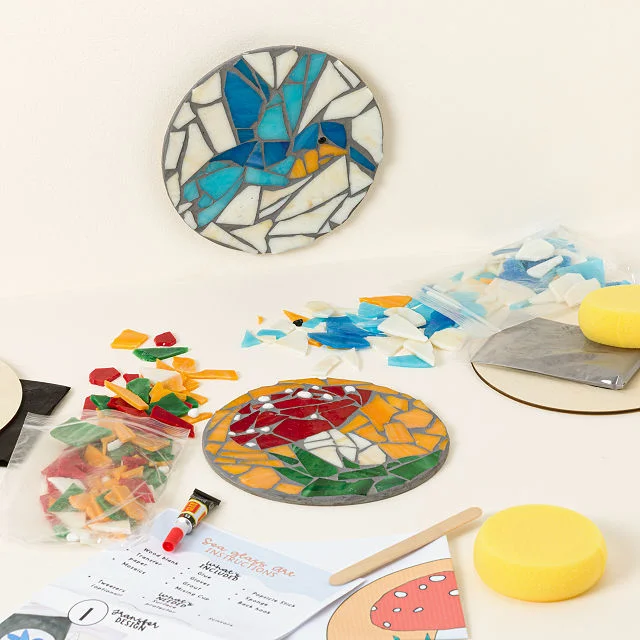 DIY Stained Glass Mosaic Kit