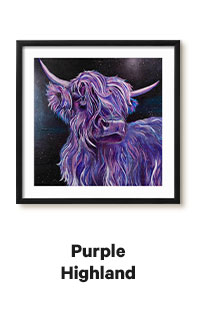 Purple Highland by Emma Catherine Debs